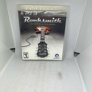 Rocksmith Ubisoft Playstation 3 PS3 Video Authentic Guitar Game/Trainer Software